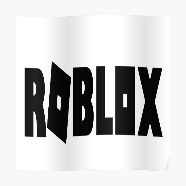 Roblox Logo Poster By Magdthyab Redbubble