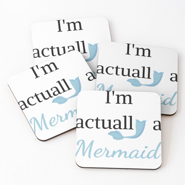 Item preview, I'm actually a Mermaid gift, Birthday Gift for Her, Gift for Him designed and sold by ANZI-Shop.