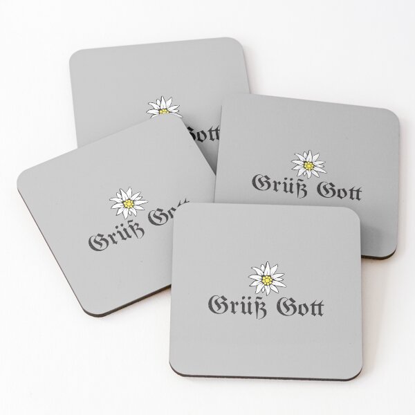 Item preview, Grüß Gott Greeting Bavaria Munich Edelweiss Gift designed and sold by vicoli-shirts.