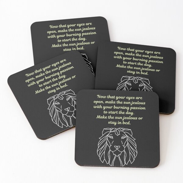 Item preview, Now that your eyes are open, make the sun jealous with your burning passion to start the day. Make the sun jealous or stay in bed. designed and sold by kocakashop.