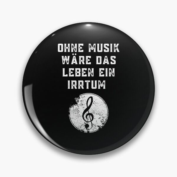 Aperçu de l'œuvre Ohne Musik Wäre Das Leben Ein Irrtum DJ Musik Drôle Citation Cool créée et vendue par GloriousMess.