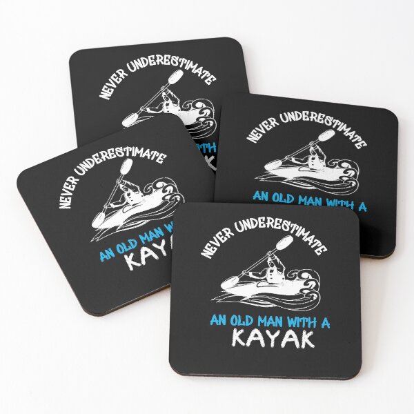 Item preview, Never Underestimate An Old Man With a Kayak - I love Kayaking  - Funny  designed and sold by Hannah  Pillic.