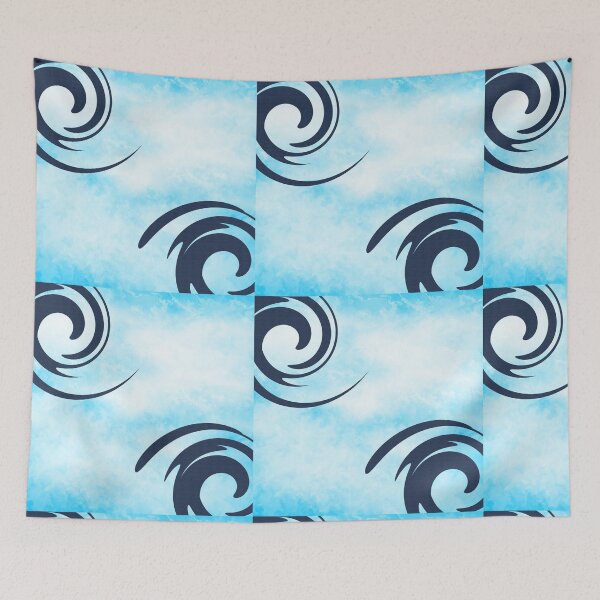 Item preview, Twirl Sky Blue designed and sold by Nisha Prabhu.