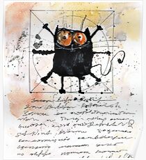 Cat da Vinci Poster