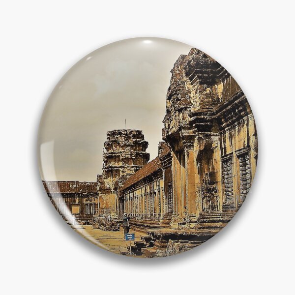 Item preview, Angkor Wat (Cambodia) Inner Temple Inside Courtyard  designed and sold by BeatPoet.