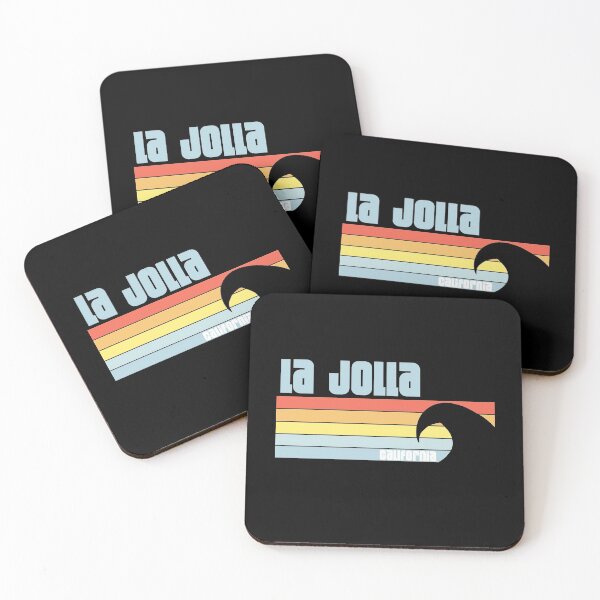 Item preview, La Jolla California Retro CA Pacific Ocean Retro Wave designed and sold by palmettodigital.