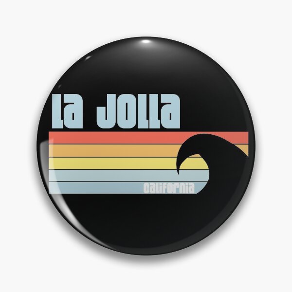 Item preview, La Jolla California Retro CA Pacific Ocean Retro Wave designed and sold by palmettodigital.