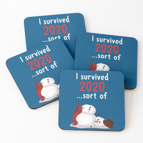 Item preview, I survived 2020... sort of, broken snowman designed and sold by Tefra.
