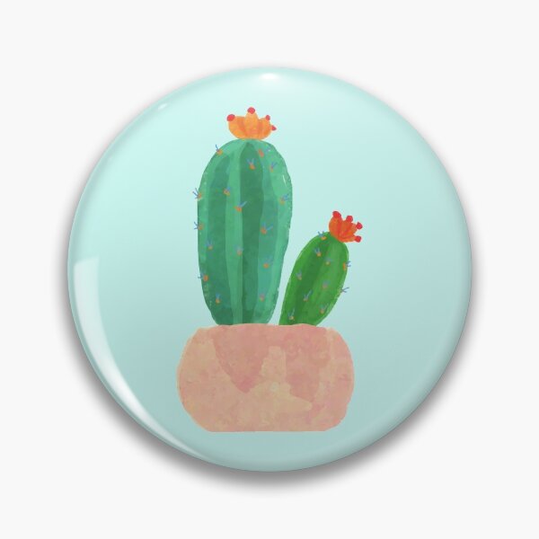 Item preview, cute cactus in pink pot designed and sold by thebreeze09.
