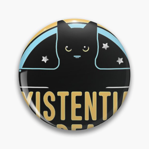 Item preview, EMBRACE THE EXISTENTIAL DREAD FUNNY CAT designed and sold by SharonBender.