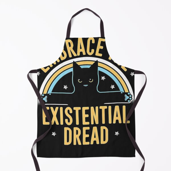 Item preview, EMBRACE THE EXISTENTIAL DREAD FUNNY CAT designed and sold by SharonBender.