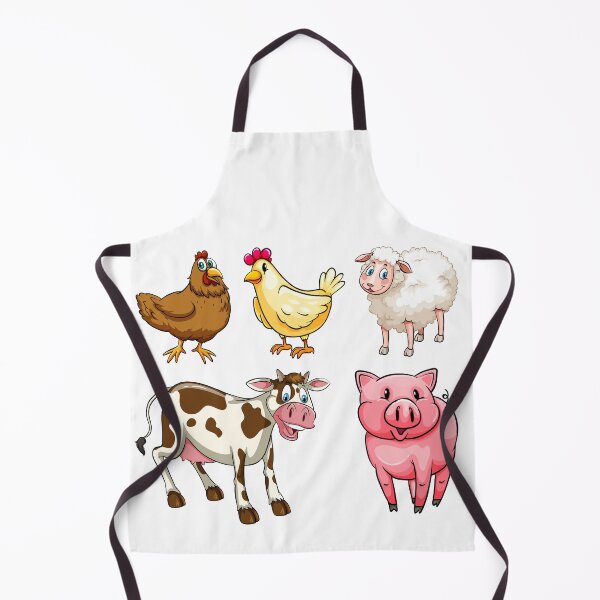 Item preview, Funny Farm Animals Pack Stickers designed and sold by LamsaLik.