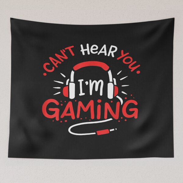 Item preview, Gaming Can't Hear You I'm Gaming Funny Gamer Gift designed and sold by SharonBender.