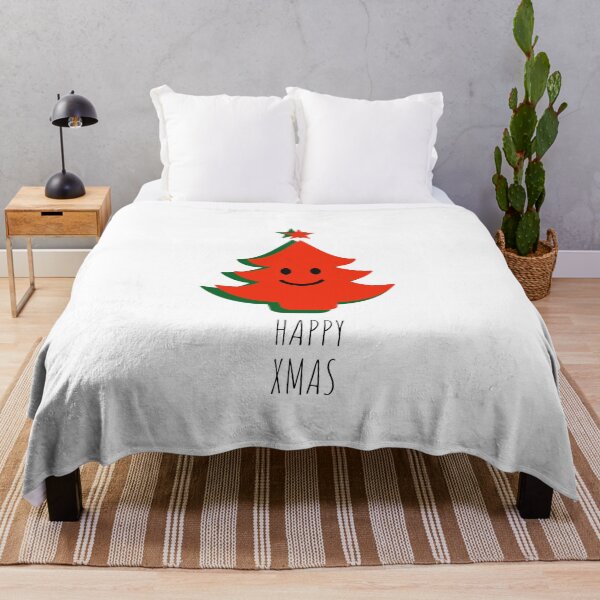 Item preview, we wish you a merry christmas - HAPPY XMAS - TREE - COOL - MINIMAL designed and sold by Tropical Blood.