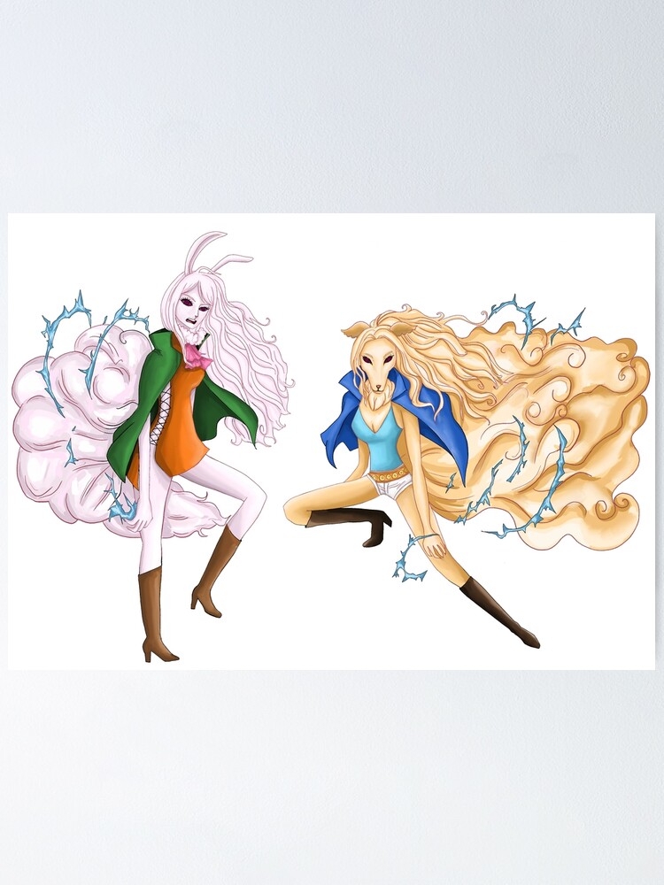 One piece sticker: Carrot and Wanda