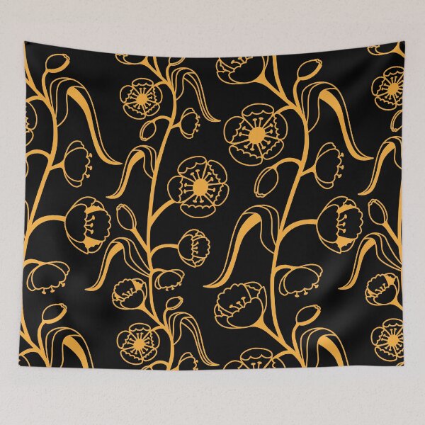 Item preview, Vintage Floral Pattern, Vibrant color floral Patterns, Vintage Flower Patterns  designed and sold by garniturex.