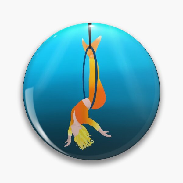 Item preview, Goldfish Mermaid Aerial Hoop designed and sold by VibrantFlight.