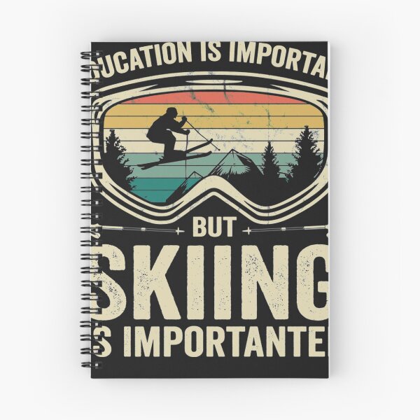 Item preview, Education Is Important But Skiing Is Importanter vintage designed and sold by SharonBender.