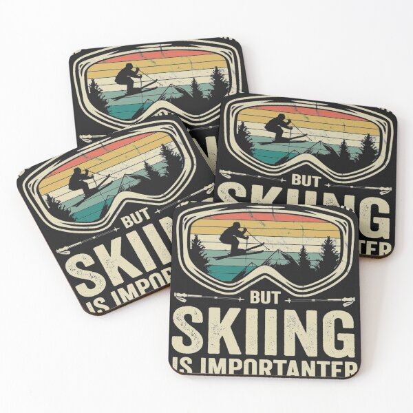 Item preview, Education Is Important But Skiing Is Importanter vintage designed and sold by SharonBender.