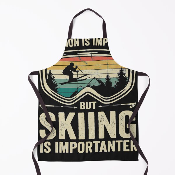 Item preview, Education Is Important But Skiing Is Importanter vintage designed and sold by SharonBender.