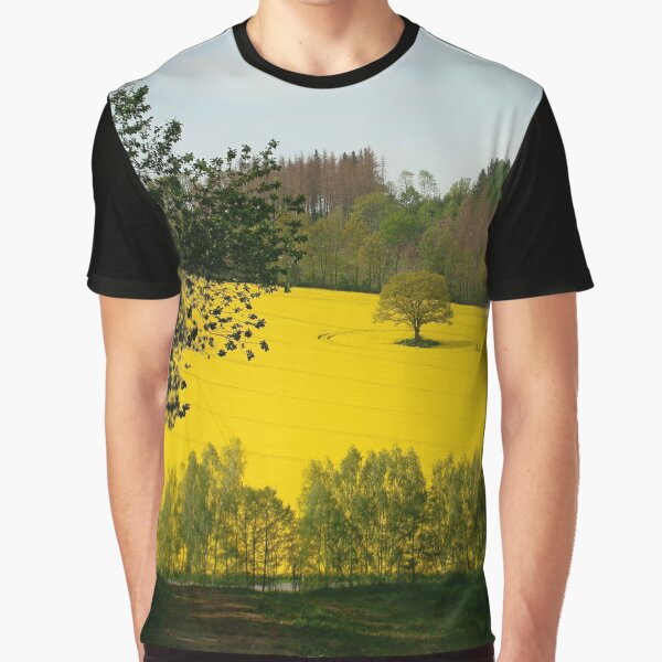 Rapeseed field in spring Graphic T-Shirt