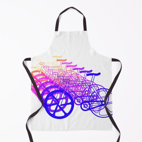 Item preview, Diseño de bicicletas coloridas con una paleta de azul a naranja para el amante de la bicicleta perfecto designed and sold by TatianaLG.