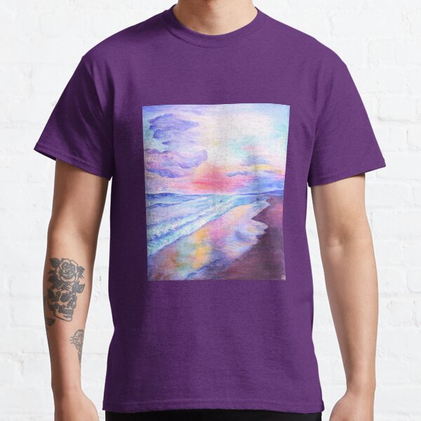 Promenade sur la plage T-shirt classique