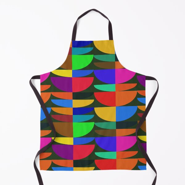 Item preview, mid century modern minimalist colorful pattern designed and sold by pauloneill-art.