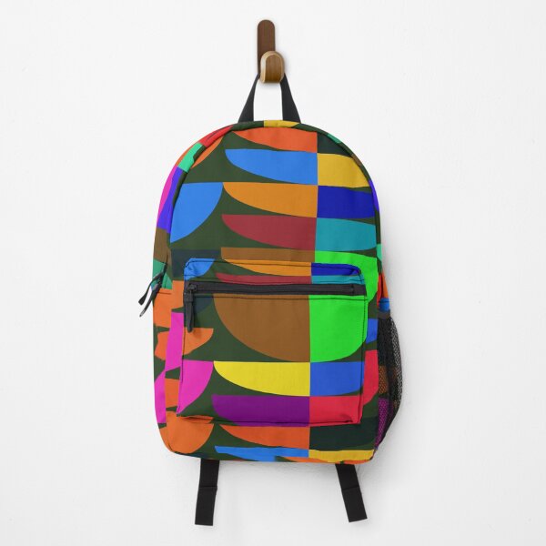 Item preview, mid century modern minimalist colorful pattern designed and sold by pauloneill-art.