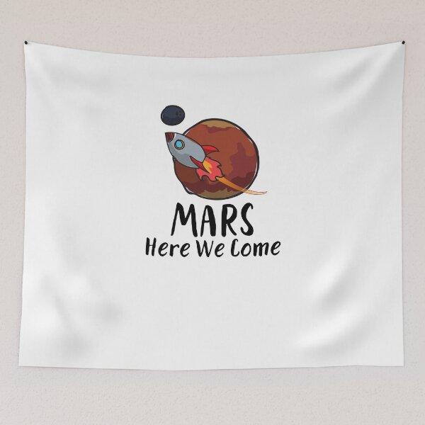 Item preview, Mars Here We Come designed and sold by Emerg-Apparel.