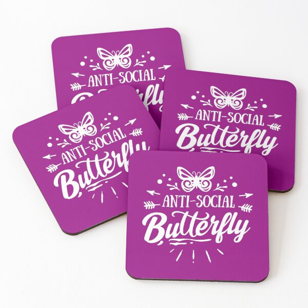 Item preview, Anti Social Butterfly designed and sold by Inspireaglow.