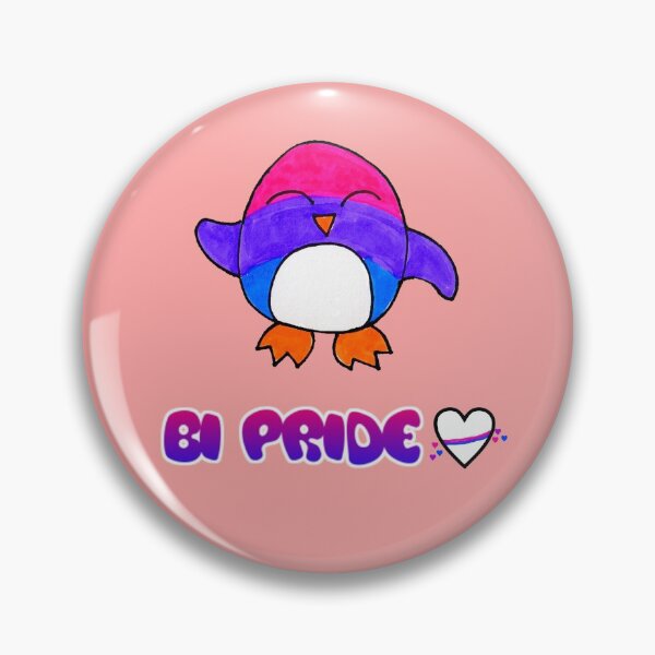 Item preview, Bi Pride Pengie designed and sold by DisneyFan914.