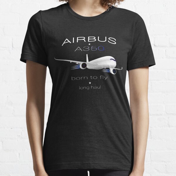 Aperçu de l'œuvre Avion Airbus A350 - Design de t-shirt moderne créée et vendue par FouDeeziner.