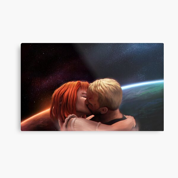Aperçu de l'œuvre Leeloo et Korben créée et vendue par cyberaeon.