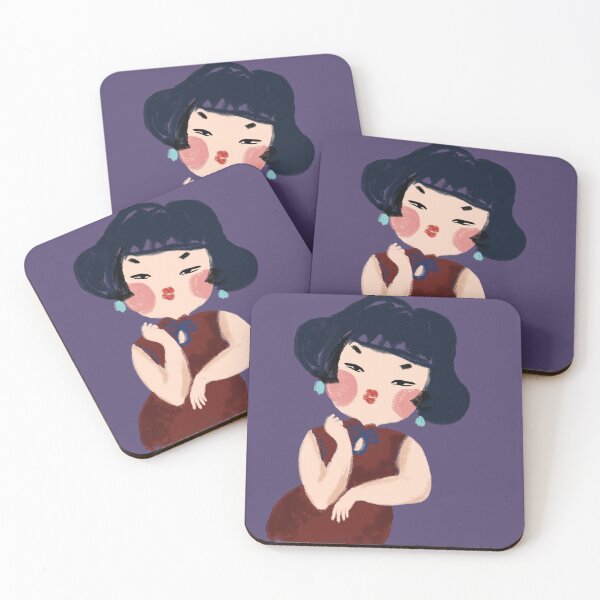 Item preview, Cute girl with Qipao designed and sold by ElmLenonn.