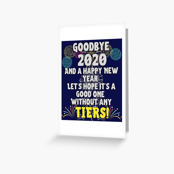 Item preview, Funny UK based lock down tier New Year, good bye good riddance 2020 designed and sold by MERCH HQ.