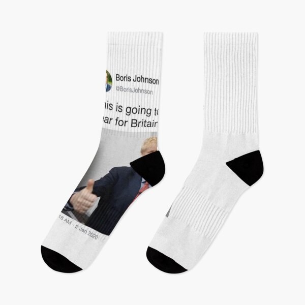 Item preview, This is going to be a fantastic year for Britain tweet by Boris Johnson designed and sold by Leon Cook.