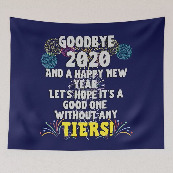 Item preview, Funny UK based lock down tier New Year, good bye good riddance 2020 designed and sold by MERCH HQ.