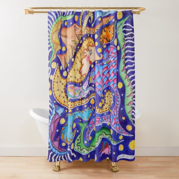 animal constellation Shower Curtain