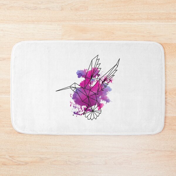 Item preview, geometric hummingbird designed and sold by RosanneCreates.