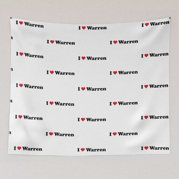 Item preview, I Love Warren designed and sold by Novel Gifts.