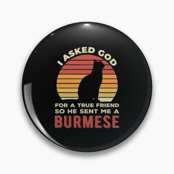 Item preview, Funny Burmese Cat designed and sold by artworkbyrihen.