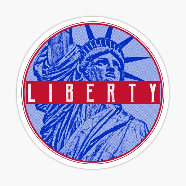Statue of Liberty for all people in the world Sticker