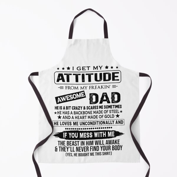 Item preview, I Get My Attitude From My Freaking Awesome Dad designed and sold by michaelscoe.