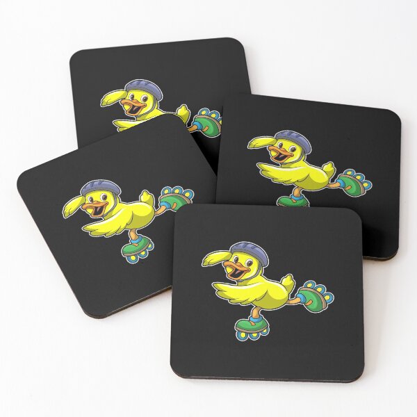 Item preview, Duck as Skater with Inline skates & Helmet designed and sold by Snabdesign84.