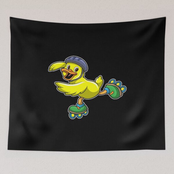 Item preview, Duck as Skater with Inline skates & Helmet designed and sold by Snabdesign84.
