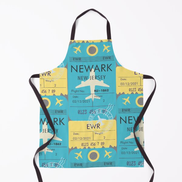 Item preview, NEWARK NEW JERSEY RETRO PLANE TICKET BAG TAG designed and sold by aydapadi.