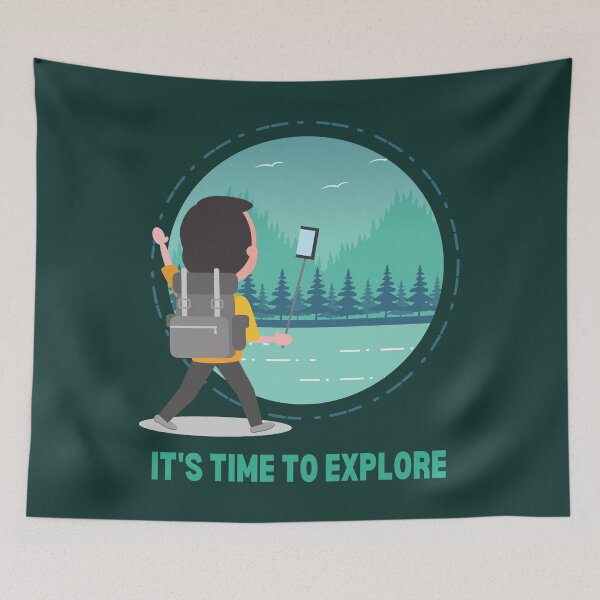 Item preview, It's Time to Explore designed and sold by NikStore.