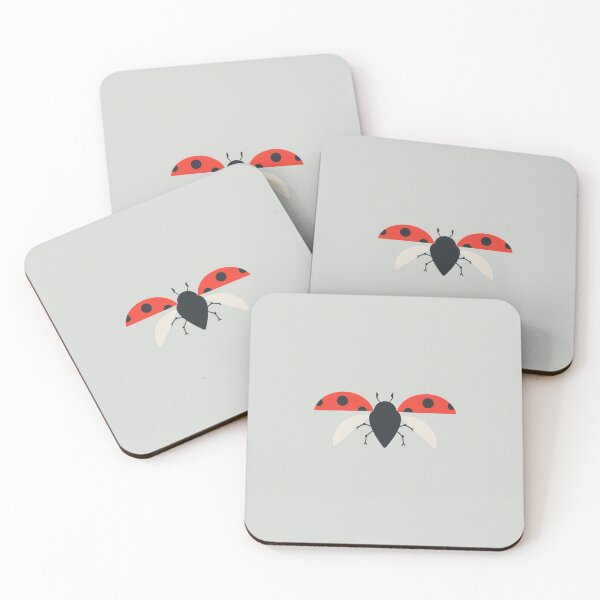 Item preview, Red and Black Lady bird Insect designed and sold by Natasha Greene.