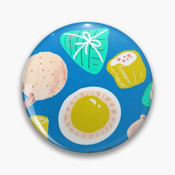 Item preview, Eat Dim Sum Blue by Cindy Rose Studio designed and sold by cindyrosestudio.